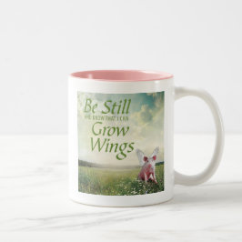 Caneca De Café Em Dois Tons Fé nos Porcos