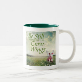 Caneca De Café Em Dois Tons Fé nos Porcos