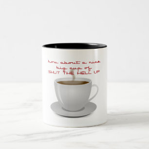 Caneca De Café Em Dois Tons Feche acima