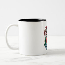 Caneca De Café Em Dois Tons Feelin’ Jolly Christmas Sant