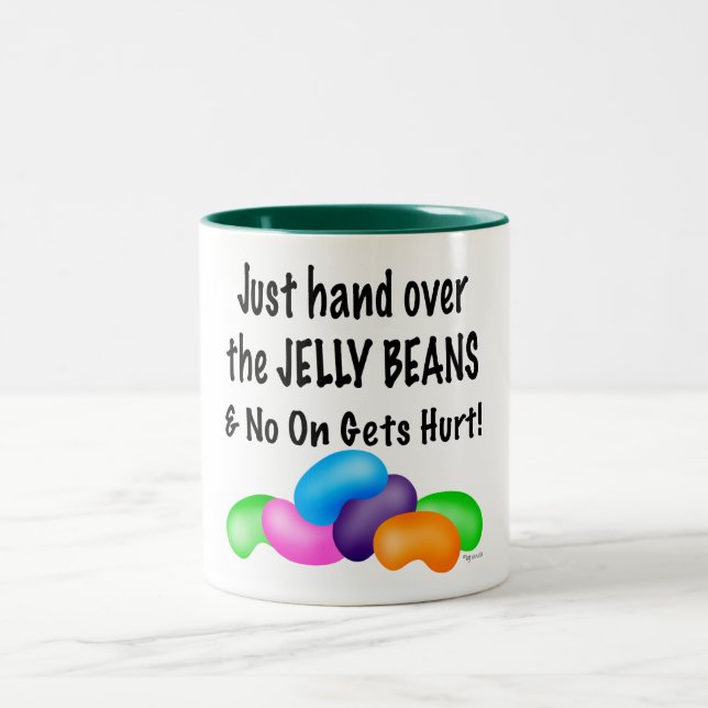 Caneca De Café Em Dois Tons Feijão de geléia (Centro)