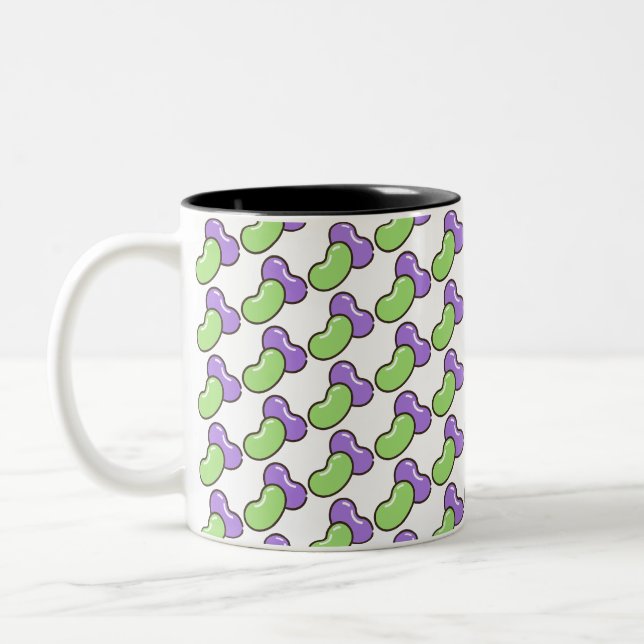 Caneca De Café Em Dois Tons feijão gelado (Esquerda)