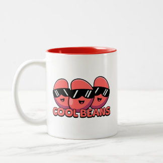 Caneca De Café Em Dois Tons Feijão legal! Feixe de Bean Bonito