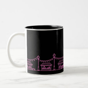 Caneca De Café Em Dois Tons Feira do País por Natasha Us