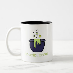 Caneca De Café Em Dois Tons Feiticeira especial: Halloween Brew