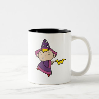 Caneca De Café Em Dois Tons Feiticeiro do menino