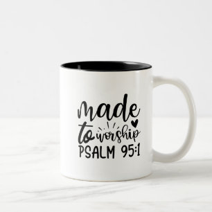 Caneca De Café Em Dois Tons Feito Ao Salmo Culto 95 1-01 (2)