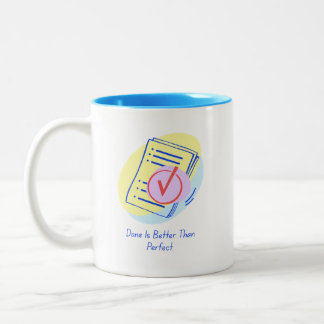 Caneca De Café Em Dois Tons Feito Bebe Perfect Mug