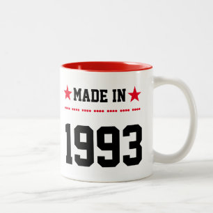 Caneca De Café Em Dois Tons Feito em 1993