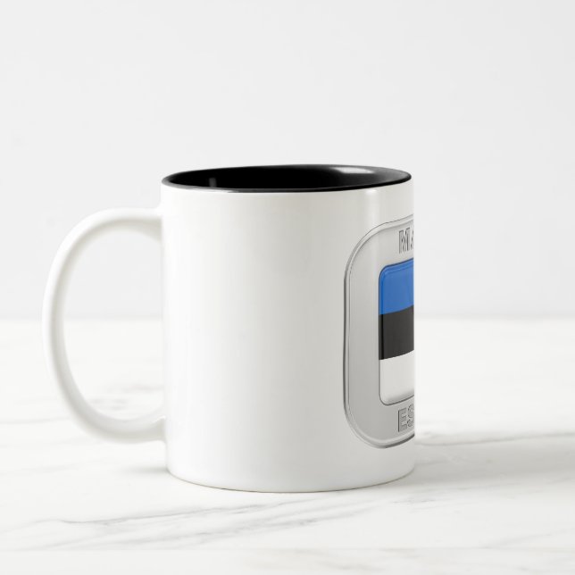 Caneca De Café Em Dois Tons Feito na Estônia (Esquerda)