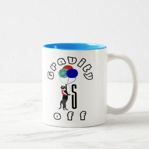 Caneca De Café Em Dois Tons Feline Fun