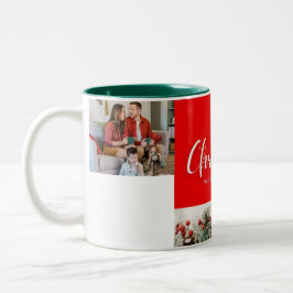 Caneca De Café Em Dois Tons feliz ano novo Feliz de Natal 4