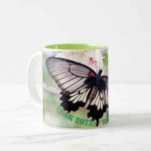 Caneca De Café Em Dois Tons feliz ano novo Mugs 2022