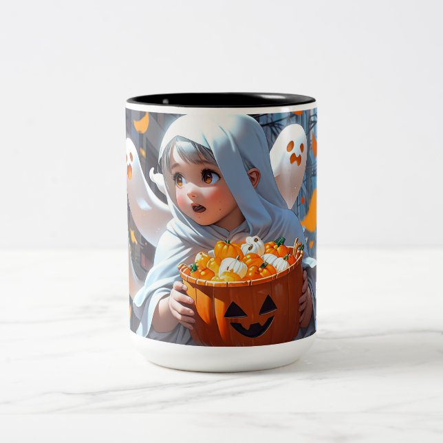 Caneca De Café Em Dois Tons Feliz Caça! (Centro)