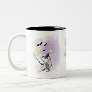Caneca De Café Em Dois Tons Feliz Dia das Bruxas de Moe