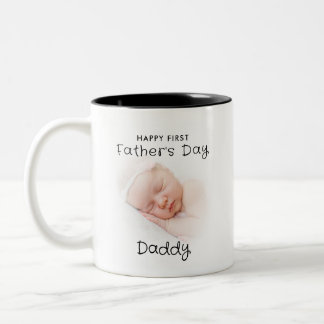 Caneca De Café Em Dois Tons Feliz Dia dos Pais Papai 2-Foto