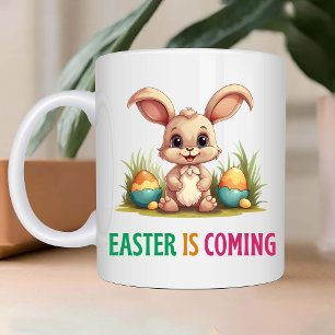 Caneca De Café Em Dois Tons Feliz Eggster - Caça ao Ovo de Páscoa