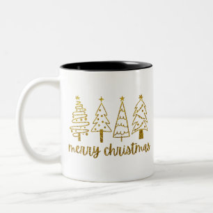 Caneca De Café Em Dois Tons Feliz Natal