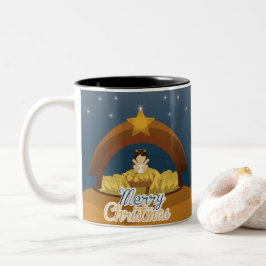 Caneca De Café Em Dois Tons Feliz Natal