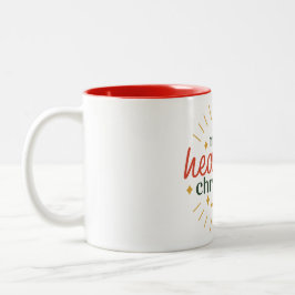Caneca De Café Em Dois Tons Feliz Natal
