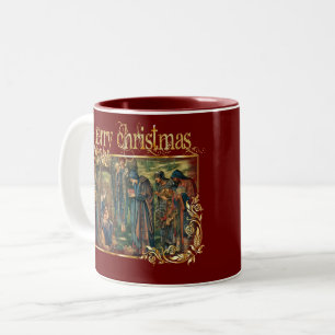 Caneca De Café Em Dois Tons Feliz Natal 2021 Jesus Natividade Advent Jones T