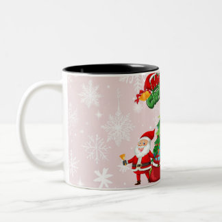 Caneca De Café Em Dois Tons feliz natal 2025