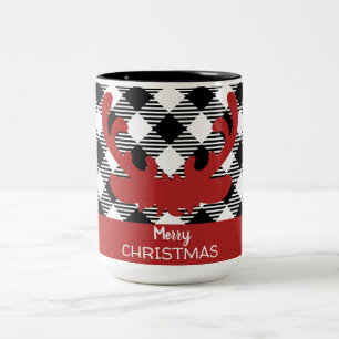 Caneca De Café Em Dois Tons Feliz Natal - Café/Tea Mug