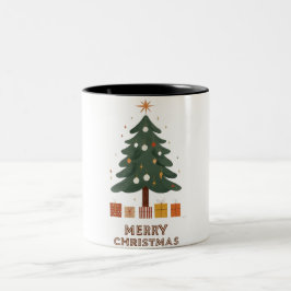 Caneca De Café Em Dois Tons Feliz Natal - Mug de Café de Dois Toneladas