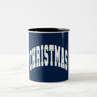 Caneca De Café Em Dois Tons Feliz Natal - Mug de Café de Dois Toneladas