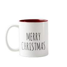 Feliz Natal, Simples Tone Coffee Mug