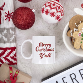 Caneca De Café Em Dois Tons Feliz Natal Y