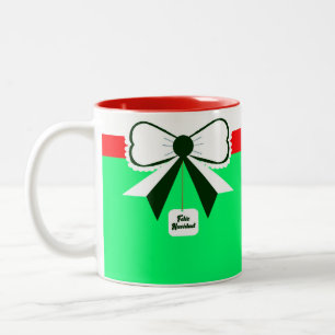 Caneca De Café Em Dois Tons Feliz Navidad Mug