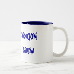 Caneca De Café Em Dois Tons fermentação do dragão