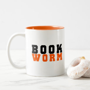 Caneca De Café Em Dois Tons Fervo de livros, Amante de livros