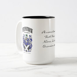 Caneca De Café Em Dois Tons Festa da Família Fitzpatrick, Tradução e Significa