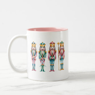 Caneca De Café Em Dois Tons Festa de Natal do Quebra-Nozes Festivo