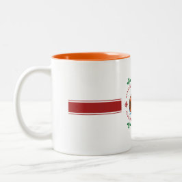 Caneca De Café Em Dois Tons Festive Holiday 67 Basketball Ice Cream Drip