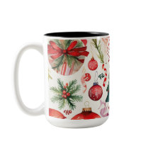 FESTIVE JOY CHRISTMAS CAFÉ MUG
