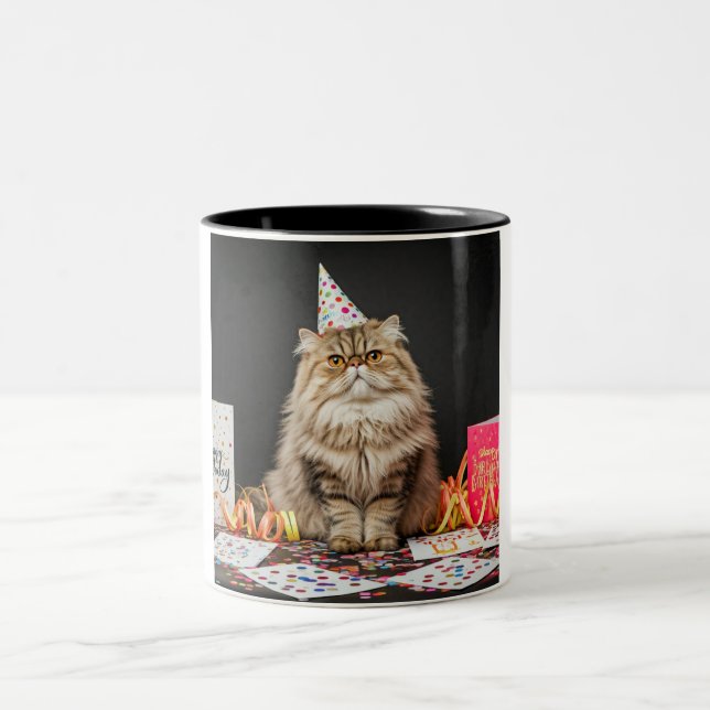 Caneca De Café Em Dois Tons Festivo Felino (Centro)