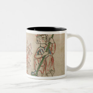 Caneca De Café Em Dois Tons Fevereiro: cavadura