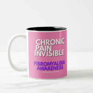 Caneca De Café Em Dois Tons Fibromialgia Sensibilização