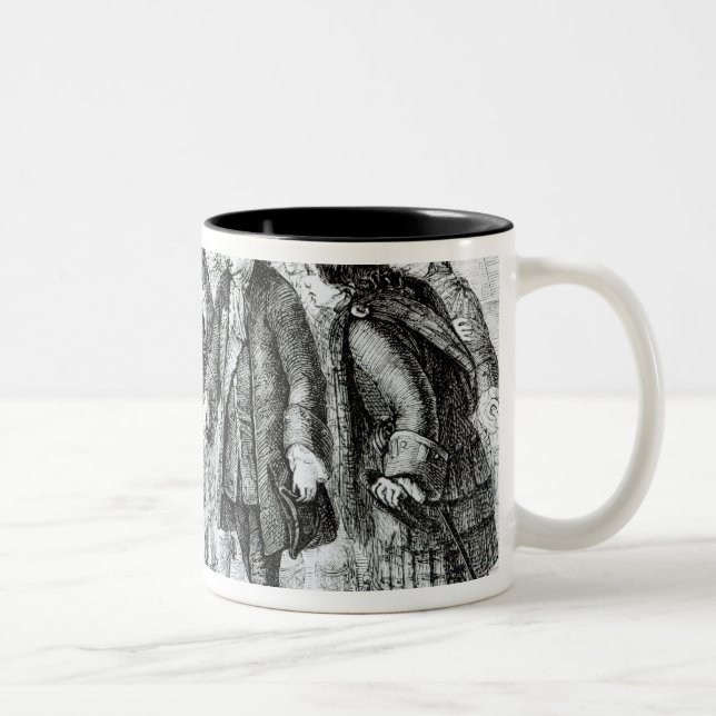 Caneca De Café Em Dois Tons Fidelidade de juramento nova de Moidart (Direita)