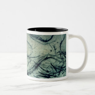 Caneca De Café Em Dois Tons Figura marinha, período paleolítico (c.40000-120