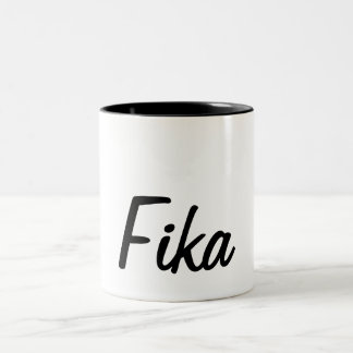 Caneca De Café Em Dois Tons Fika Mug