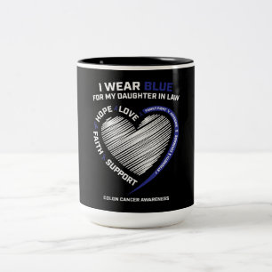 Caneca De Café Em Dois Tons Filha Colortal Na Consciência Colônica