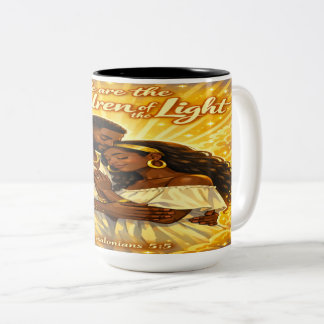 Caneca De Café Em Dois Tons Filhos da Luz