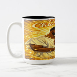 Caneca De Café Em Dois Tons Filhos da Luz