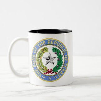 CANECA DE CAFÉ EM DOIS TONS FILHOS DA REPÚBLICA DO TEXAS