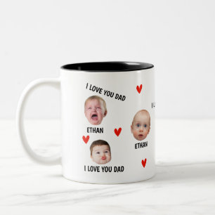 Caneca De Café Em Dois Tons Filhote De Maçã, Maçã Personalizada, Seus Cães