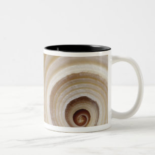 Caneca De Café Em Dois Tons Fim-acima de um escudo animal